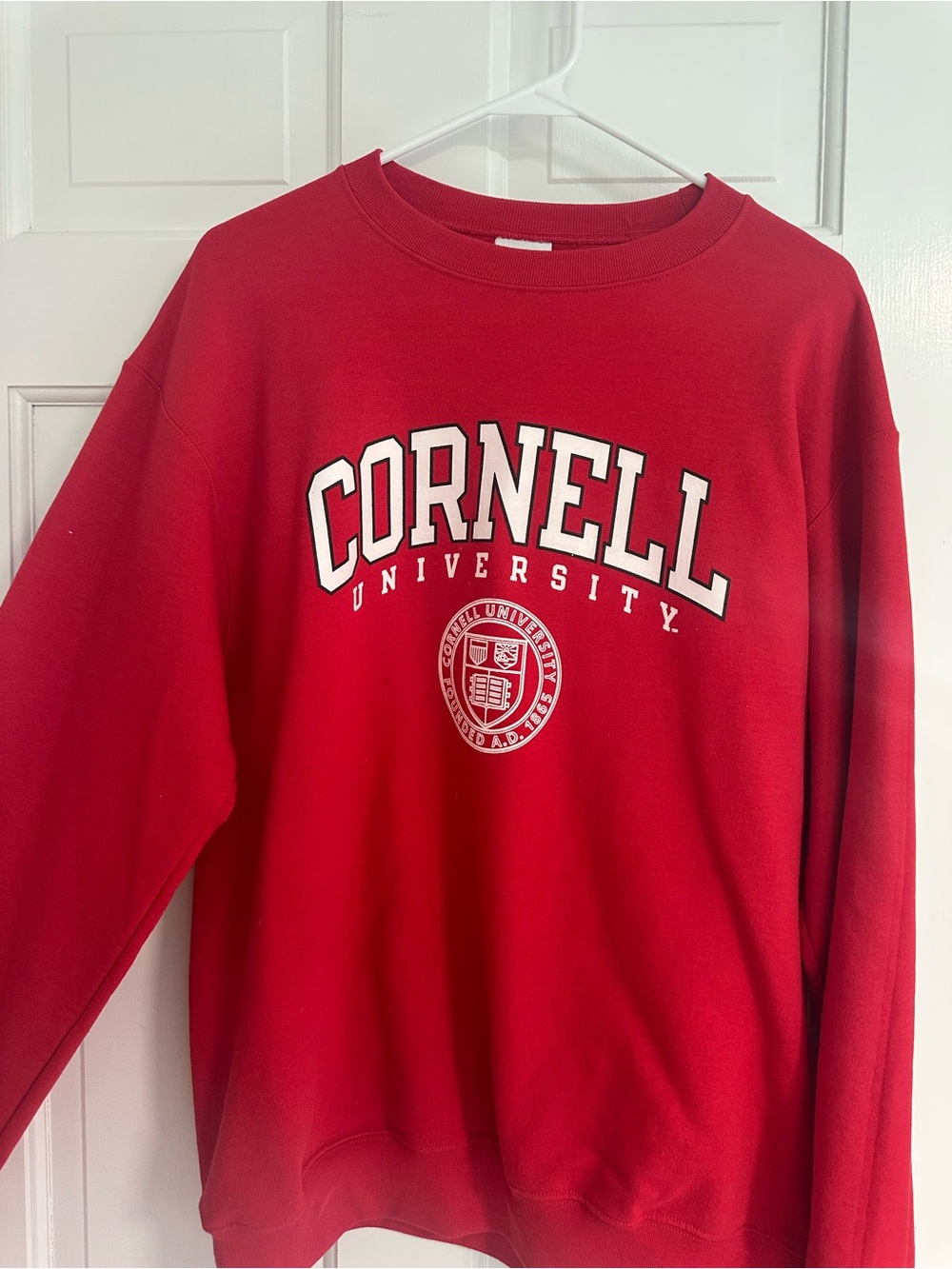 Cornell University Red Crewneck Sweatshirt medium